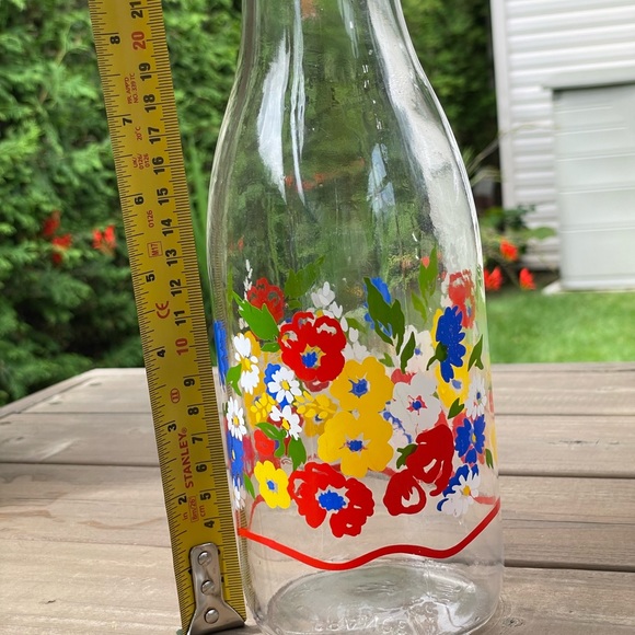 Vintage Milk jug ´Le Parfait’ from France with multi flowers - Picture 12 of 13